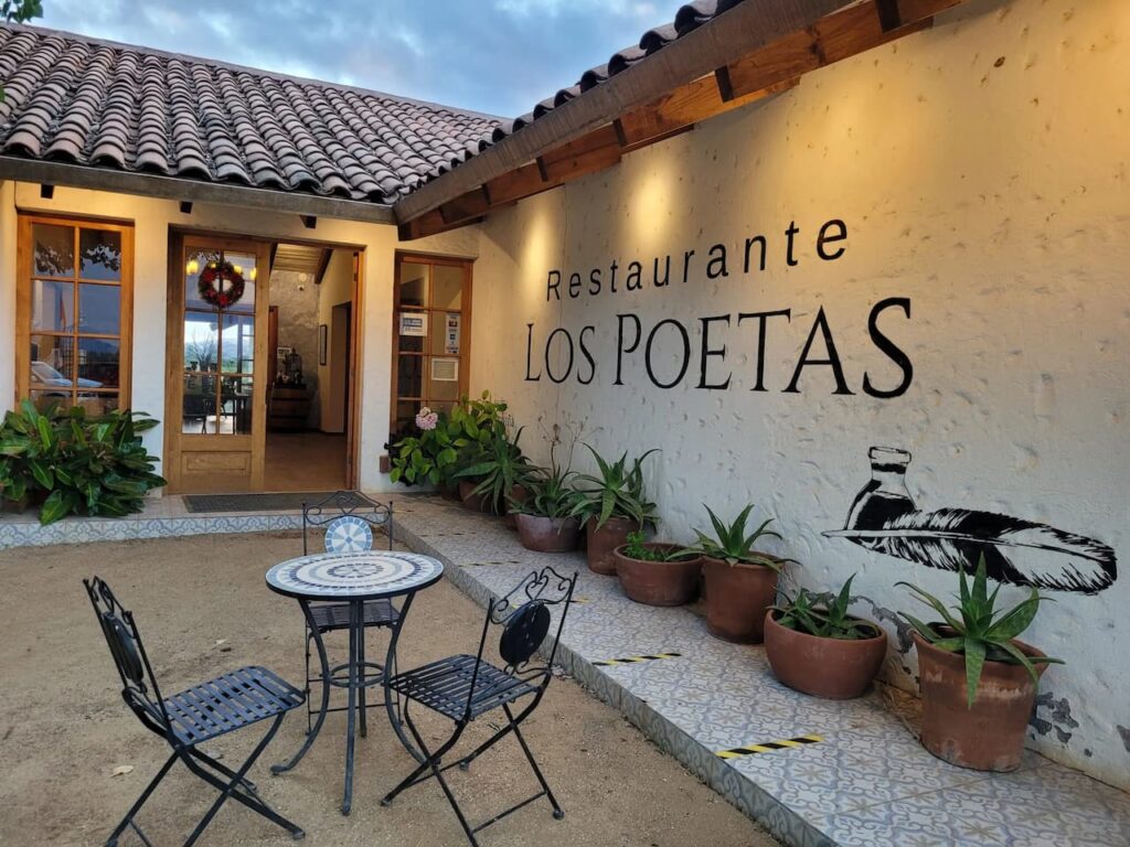 restaurante los poetas entrance